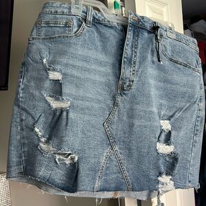 Jean skirt